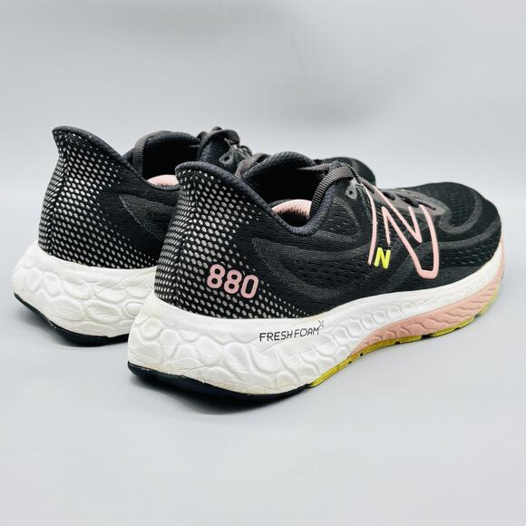 New Balance Shoes Womens 11 Black Pink Fresh Foam X 880 v13 Running Sneakers - Picture 9 of 12